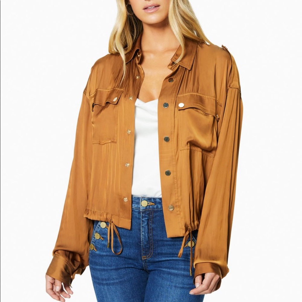 Ramy Brook shiny Lia jacket